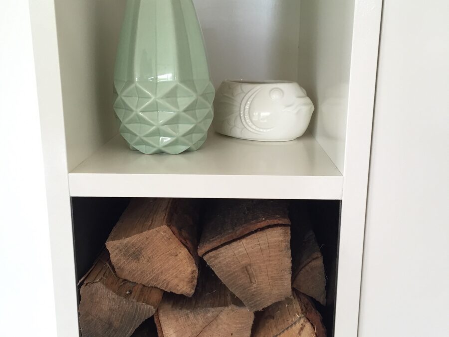 Holzvorrat am dänischen Holzofen