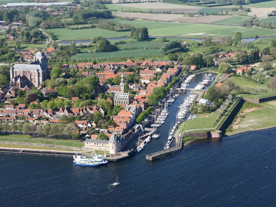 Das Städtchen Veere am Veerse Meer